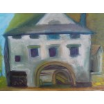 Средна картина масло на платно Испания - 3798